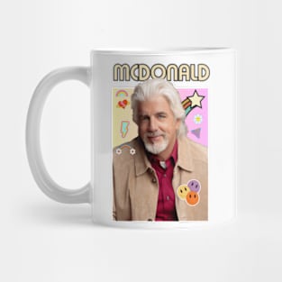 Michael McDonald  quotes art 90s style retro vintage 80s Mug